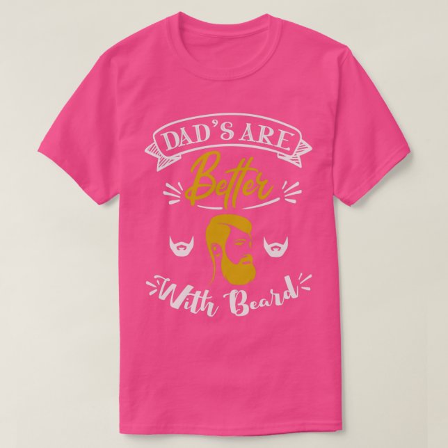 Camiseta Las modas son mejores con la barba (Diseño del anverso)