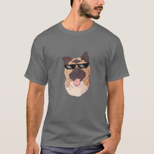 Camiseta Las Monedas De Cripto De Perro Akita Shib Se Agarr