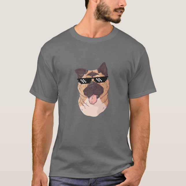 Camiseta Las Monedas De Cripto De Perro Akita Shib Se Agarr (Anverso)