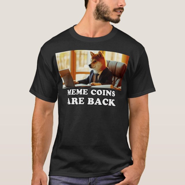 Camiseta Las monedas Meme están de vuelta (Anverso)
