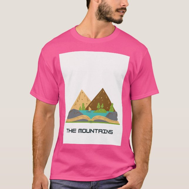 Camiseta Las montañas activas (Anverso)