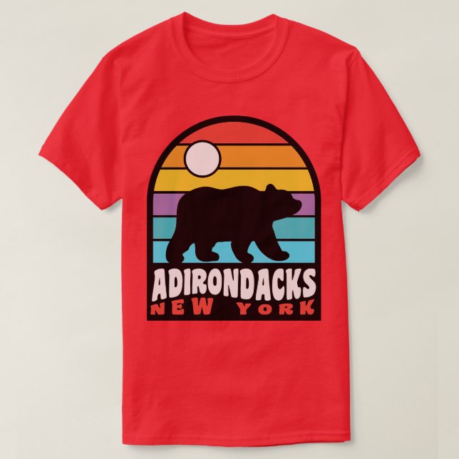 Camiseta Las montañas Adirondacks de Nueva York tienen mal  (Diseño del anverso)