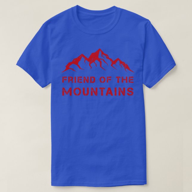 Camiseta Las montañas están llamando (Diseño del anverso)