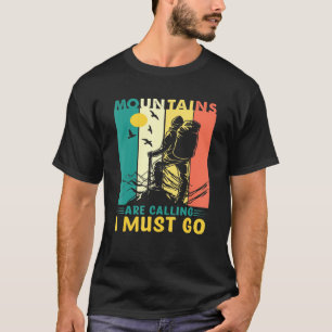 Camiseta Las Montañas Están Llamando Que Debo Ir Por Sender