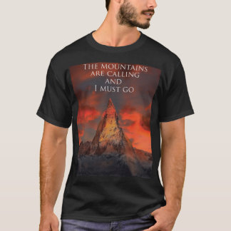 Camiseta Las montañas están llamando y debo ir a la camiset