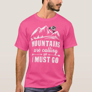 Camiseta Las Montañas Están Llamando Y Debo Ir A Sxs Riding