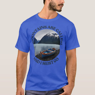 Camiseta Las montañas están llamando y debo ir a TShirt 2