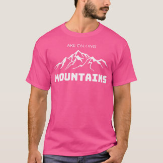 Camiseta Las Montañas Están Llamando Y Debo Ir Regalo Retro