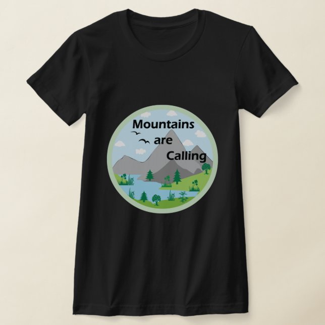 Camiseta Las montañas llaman (Distribución)