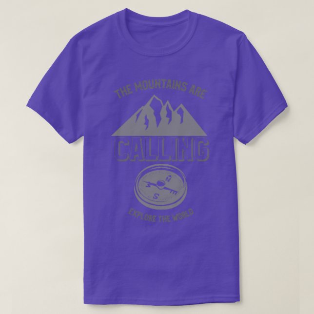 Camiseta Las montañas llaman a 2 (Diseño del anverso)