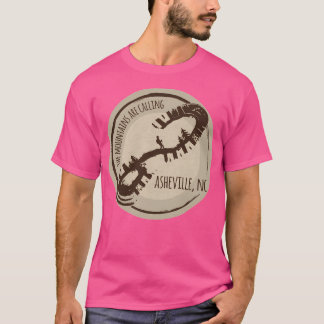 Camiseta Las Montañas Llaman - Asheville Nc - Brown 2