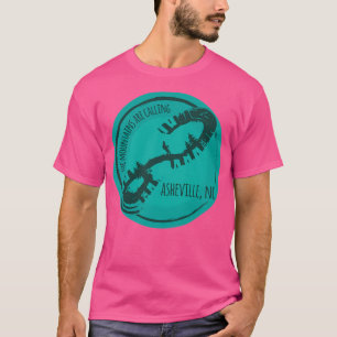 Camiseta Las Montañas Llaman - Asheville Nc - Verde azulado