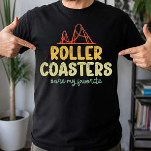Camiseta Las montañas rusas son mi diversión favorita en el