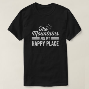 Camiseta Las montañas son mi lugar feliz