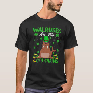 Camiseta Las moscas son mi Walrus de los encantos afortunad