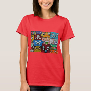 Camiseta Las muchas caras del graffiti