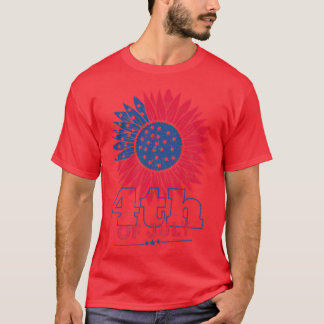 Camiseta Las Mujeres 4 De Julio La Bandera De Los EEUU Dise