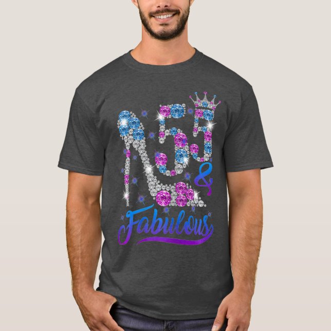 Camiseta Las mujeres 55 y el paso fabuloso a mi 55.° (Anverso)