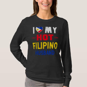 Camiseta Las mujeres a las que amo a mi esposo filipino cal