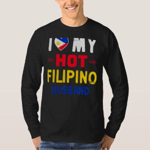 Camiseta Las mujeres a las que amo a mi esposo filipino cal