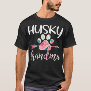 Camiseta Las mujeres adoran a Husky Abuela Siberian Husky L