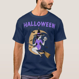 Camiseta Las mujeres adoran a las mujeres de Halloween con 