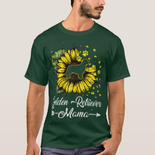 Camiseta Las mujeres adoran al recuperador de oro Mama Sunf