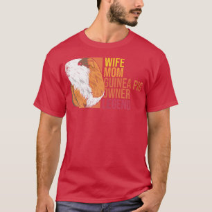 Camiseta Las mujeres adoran el diseño de cerdo guineano par