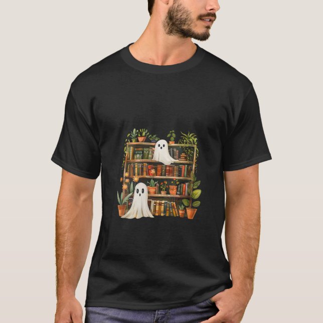 Camiseta Las mujeres adoran las librerías de fantasmas bibl (Anverso)