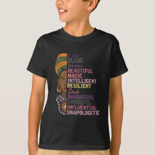 Camiseta Las mujeres africanas me regalan soy una mujer neg