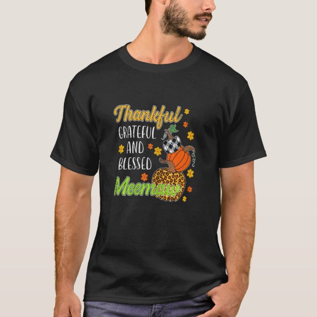 Camiseta Las Mujeres Agradecidas Agradecidas Bendición Meem (Anverso)