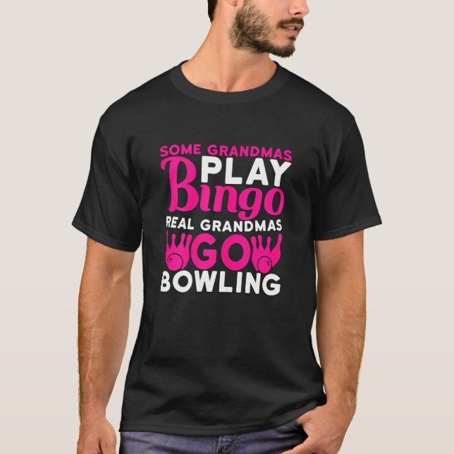 Camiseta Las mujeres algunas abuelas juegan al Bingo Real G (Anverso)