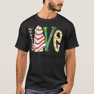 Camiseta Las mujeres aman a las Navidades de Granja y la ab