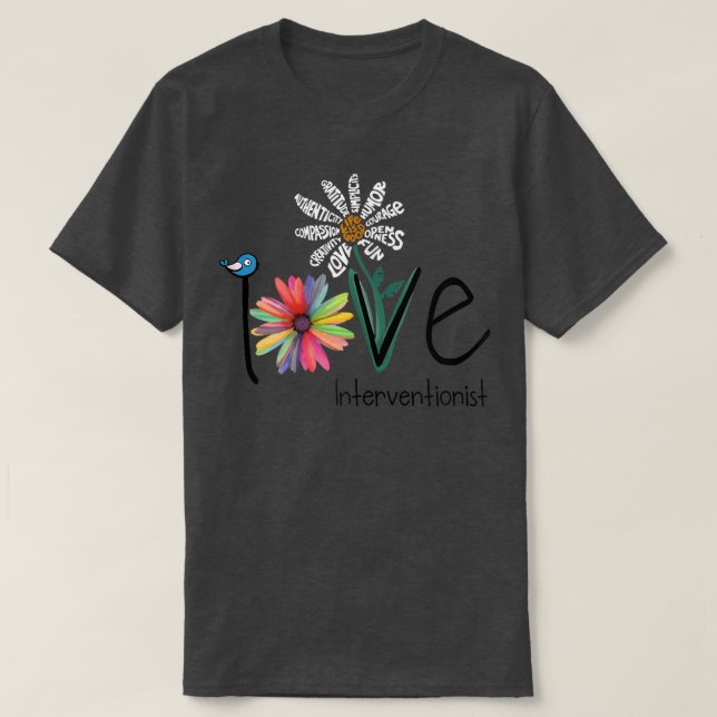 Camiseta Las mujeres aman a los bailarines de flores (Diseño del anverso)