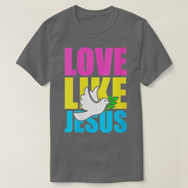 Camiseta Las Mujeres Aman Como Jesús (1) (Diseño del anverso)
