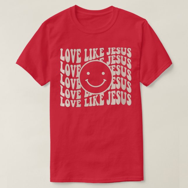 Camiseta Las Mujeres Aman Como Jesús Iglesia Ch Religioso (Diseño del anverso)