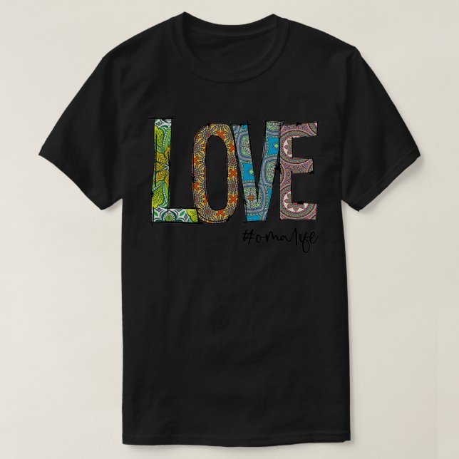 Camiseta Las mujeres aman el regalo de las florecientes de  (Diseño del anverso)