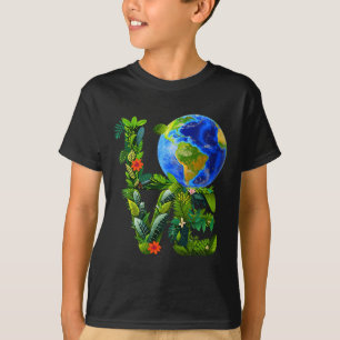 Camiseta Las Mujeres Aman En El Día De La Tierra Curar El P