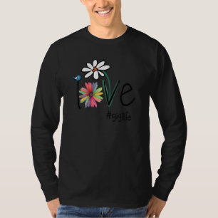 Camiseta Las Mujeres Aman Gigi Vida Arte Flor Día De La Mad