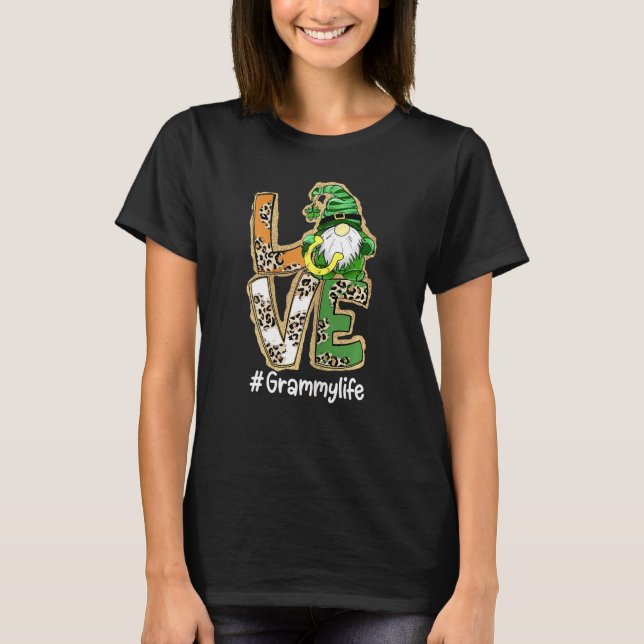 Camiseta Las mujeres aman la vida de Grammy Gnome Funny St  (Anverso)