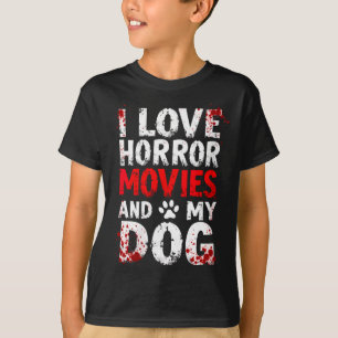 Camiseta Las mujeres aman las películas de terror Perro Hal
