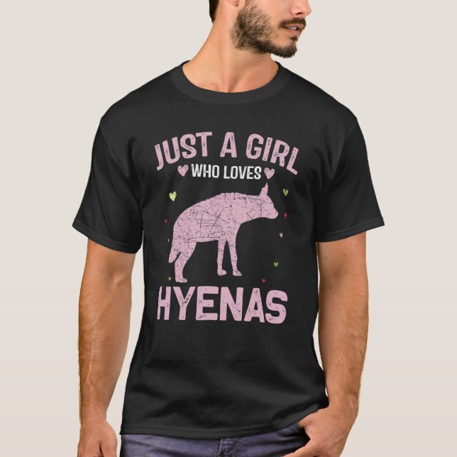 Camiseta Las Mujeres Animales Sólo Una Chica Que Ama Las Hi (Anverso)