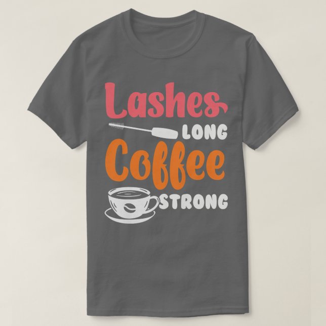 Camiseta Las mujeres azotan fuerte el café largoBeauticianm (Diseño del anverso)