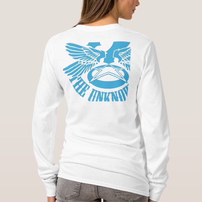 Camiseta Las mujeres azules engordan (Reverso)