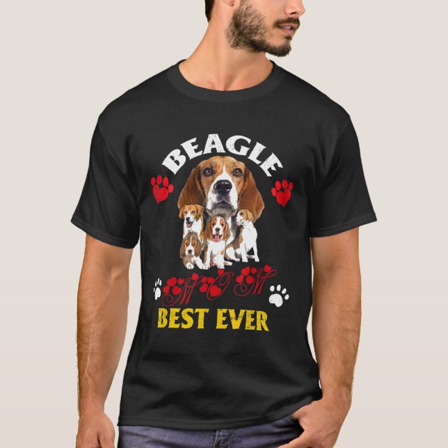 Camiseta Las mujeres Beagle Beagle Mamá es las mejores de l (Anverso)
