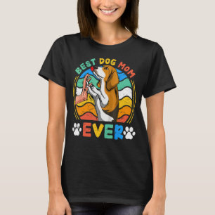 Camiseta Las mujeres Beagle Mejor Perro Mamá Jamás Perro Re