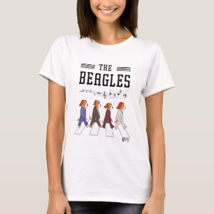 Camiseta Las mujeres beagles blancas