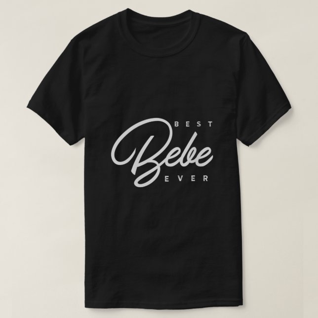 Camiseta Las mujeres Bebe Shirt Gift Mejor Bebe Nunca VNeck (Diseño del anverso)
