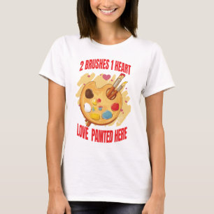 Camiseta Las mujeres blancas aquí pintadas de amor