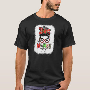 Camiseta Las mujeres blanqueadas Red Plaid One Merry GG Mes